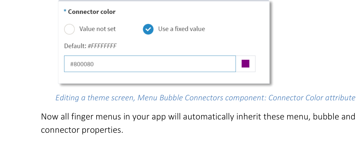 Connector Color attribute